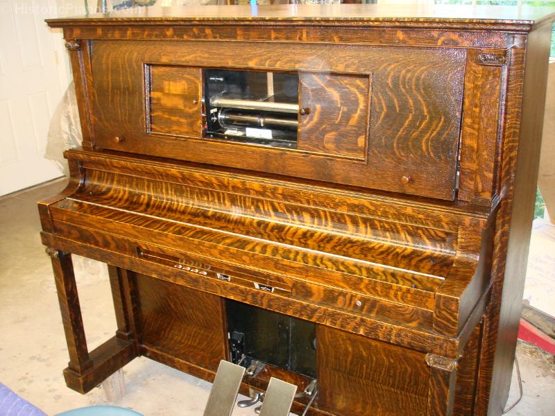 Kimball 304325 1917 Oak upright player piano